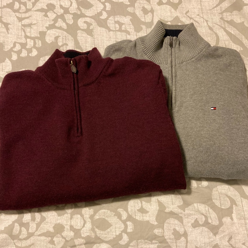 Quarter zip sweaters bundle of 2